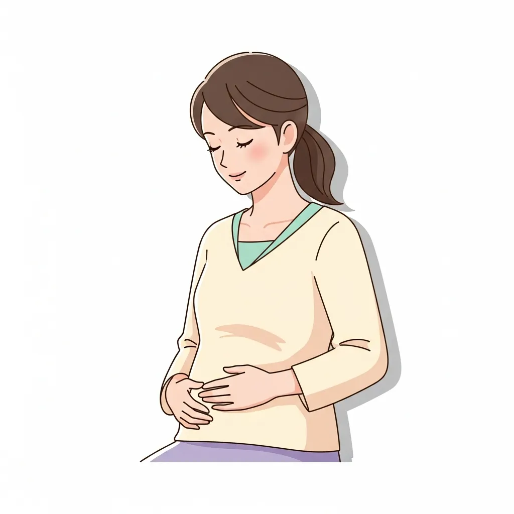 妊活が辛いと感じている女性が窓辺で深呼吸する様子