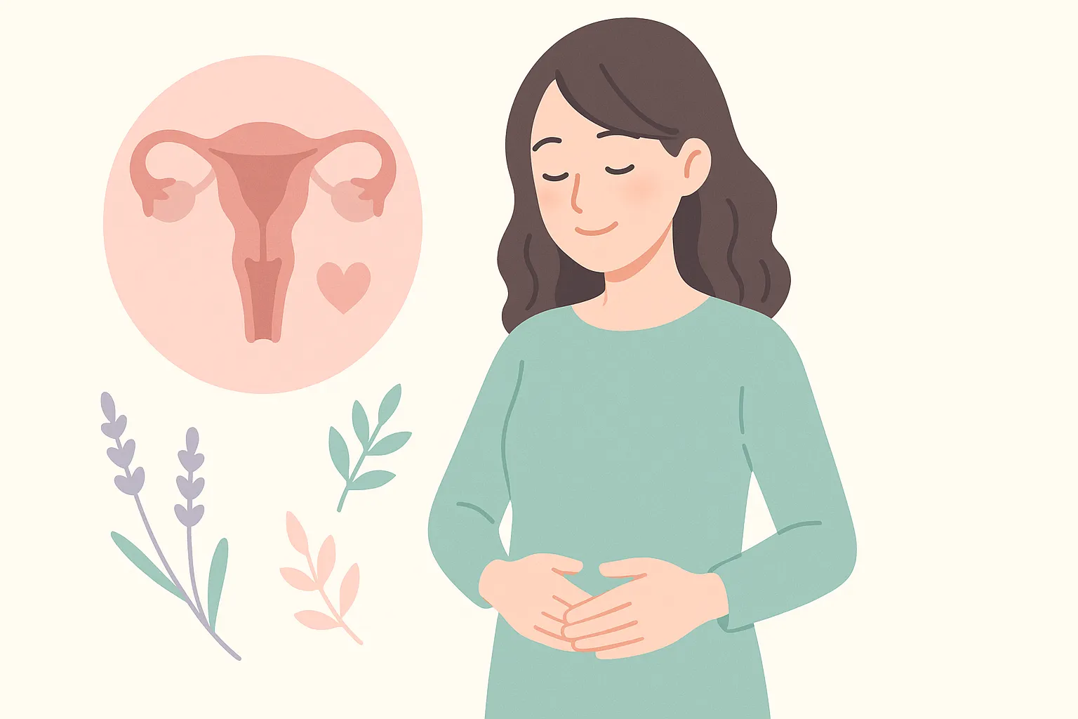 妊活に前向きに取り組む女性の明るく穏やかなイメージ